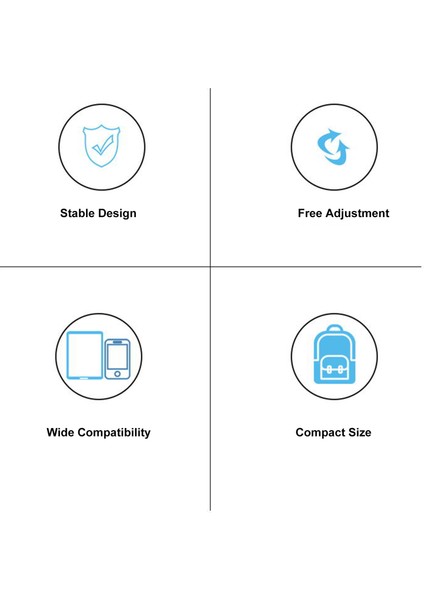 Z20 270° Dönen Katlanabilir Ayarlanabilir Cep Telefonu Standı (Yurt Dışından) modelleri