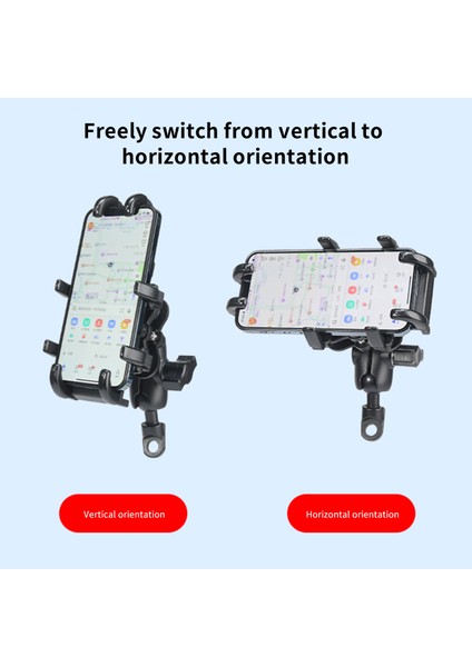 Motosiklet Telefon Tutacağı 360° Dönebilen 4''-6.7'' Telefonlar Için (Yurt Dışından) fiyatları