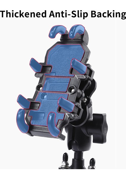 Motosiklet Telefon Tutacağı 360° Dönebilen 4''-6.7'' Telefonlar Için (Yurt Dışından) indirimleri