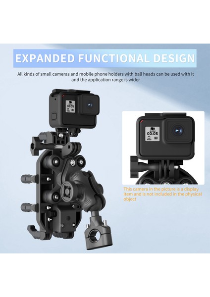 Motosiklet Telefon Tutucu 15W Kablosuz Şarj 360° Dönüş (Yurt Dışından) fiyatları