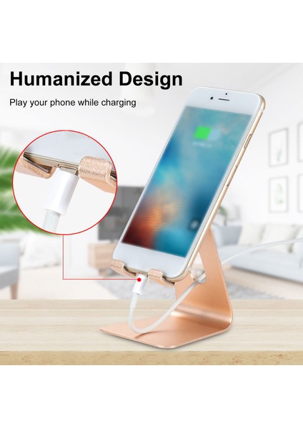 Z4A 270° Dönen Taşınabilir Ayarlanabilir Cep Telefonu Standı (Yurt Dışından)