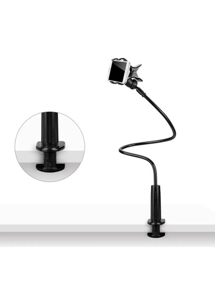 Cep Telefonu ve Tablet Yatağ Kenarı Masada Kullanımı Için Tembel Tutucu (Yurt Dışından)