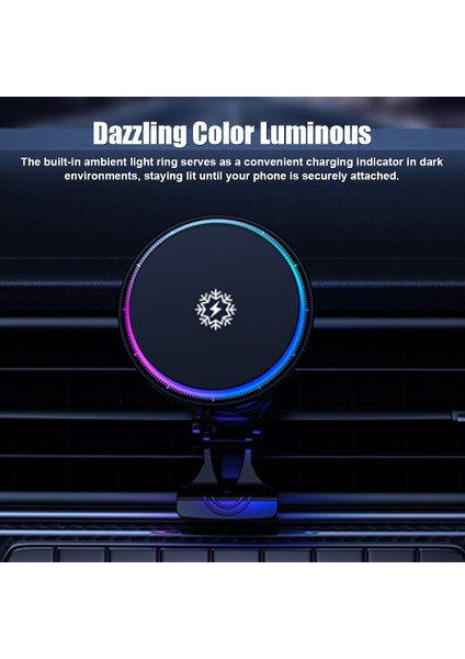 15W Kablosuz Telefon Tutucu Soğutma Magnitli Telefon Takacağı Şarj Cihazı (Yurt Dışından) indirimleri