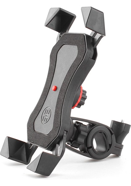 Bisiklet Motosiklet Telefon Tutacağı 4 - 6.5 Inç Cep Telefonu Için Alüminyum Geri Sarılabilir Düğme (Yurt Dışından)