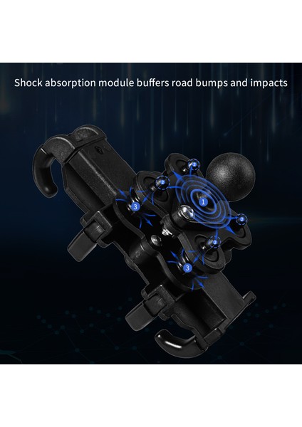 Motosiklet Telefon Tutucu 360° Dönebilen 4''-6.7'' Telefonlar Için (Yurt Dışından) fırsatları