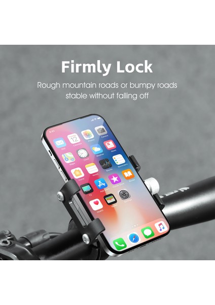Cep Telefonu Tutucu Bisiklet Alüminyum Alaşımlı Akıllı Telefon Destekleyici (Yurt Dışından) modelleri