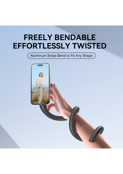 Esnek Manyetik Telefon Standı 300GR Yük Kapasitesi 1/4 Inç Vida iPhone 15/14/13/12 Serisi Için (Yurt Dışından) indirimleri