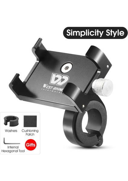 Bisiklet Cep Telefonu Tutucu Alüminyum Alçı Navigasyon Destek (Yurt Dışından) modelleri