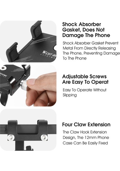 Bisiklet Cep Telefonu Tutucu Alüminyum Alçı Navigasyon Destek (Yurt Dışından) fırsatları