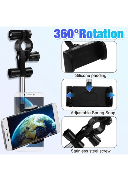 360° Geri Gözükme Aynalı 4 - 6.1 Inç Telefonlar Için Evrensel Telefon Tutucu (Yurt Dışından) fırsatları