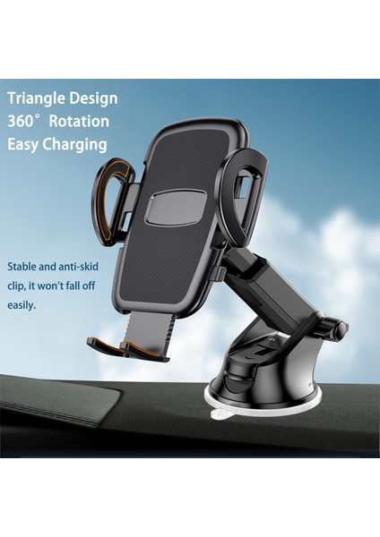 Araba Cep Telefonu Tutucu Teleskopik Çubuğu Emme Kupası (Yurt Dışından) fırsatları