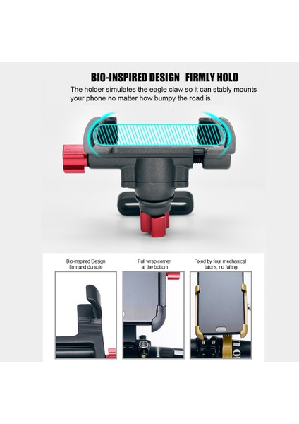 Promend Bisiklet Cep Telefonu Tutacağı Alüminyum Alaşımlı Ayarlanabilir Döner (Yurt Dışından) fırsatları