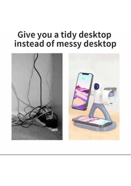 Magsafe Uzaylı Ikili 15W 3'lü Manyetik Kablosuz Hızlı Şarj Cihazı (Yurt Dışından) fırsatları