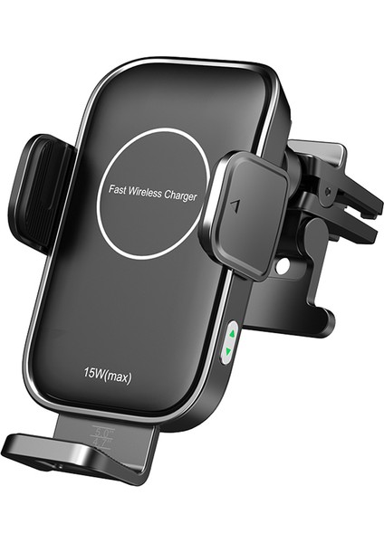 Kablosuz Araba Şarj Cihazı 15W Hızlı Şarj 360° Dönebilen (Yurt Dışından)