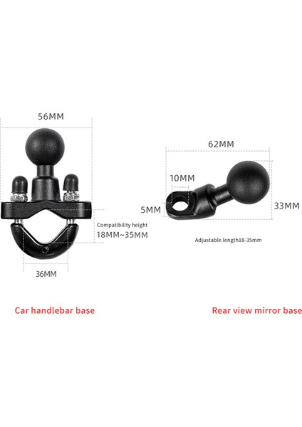 Motosiklet Telefon Tutucu Çift Kilitli 360° Dönebilen (Yurt Dışından) modelleri