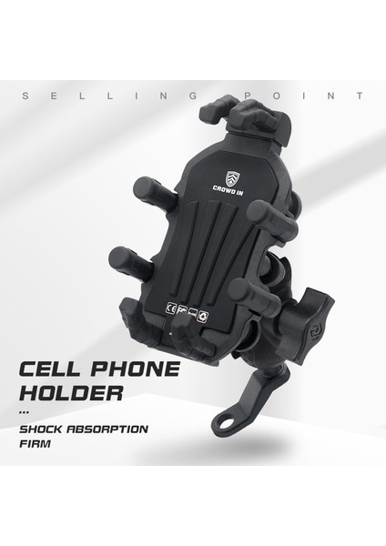 Motosiklet Telefon Tutacağı 360° Ayarlanabilir Titreşim Sönümleyici (Yurt Dışından) modelleri