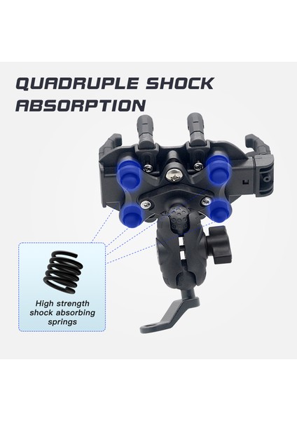 Motosiklet Telefon Tutacağı 360° Ayarlanabilir Titreşim Sönümleyici (Yurt Dışından) fırsatları