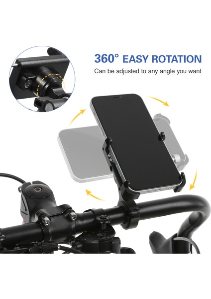 360 Derece Dönen Alüminyum Bisiklet Telefon Tutacağı (Yurt Dışından) indirimleri