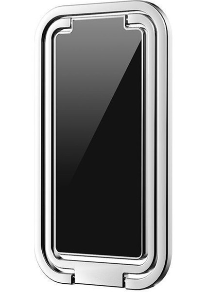 360 Derece Dönen Çelik Alüminyum Katlanabilir Cep Telefonu Tutucu (Yurt Dışından)