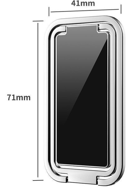 360 Derece Dönen Çelik Alüminyum Katlanabilir Cep Telefonu Tutucu (Yurt Dışından) fiyatları