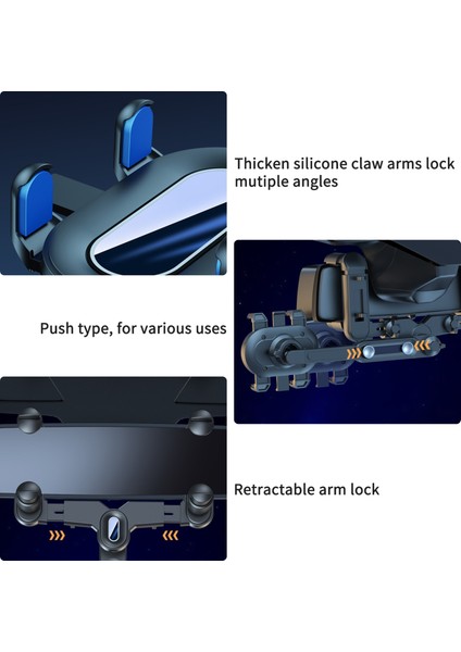 360° Dönebilen Tek Düğmeli Çıkartmalı Araba Geri Görüş Aynası Cep Telefonu Tutacağı (Yurt Dışından) fiyatları