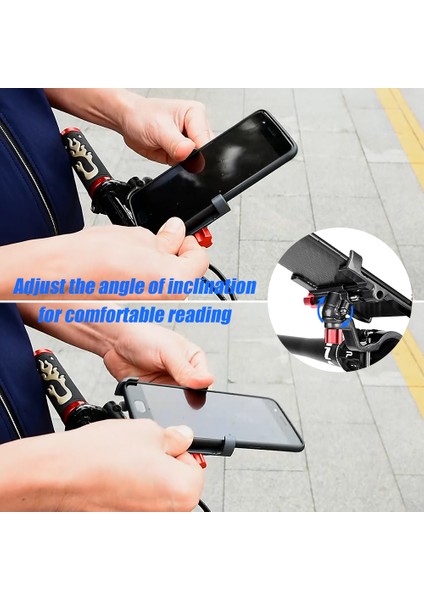 Motosiklet Telefon Tutucu Alüminyum Çelik 360° Dönüşlü (Yurt Dışından) fırsatları