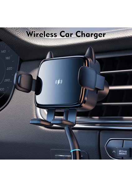15W Kablosuz Araba Şarjı, iPhone 13 ve Huaweı Galaxy Modelleriyle Uyumlu Otomatik Tutucu (Yurt Dışından) fiyatları