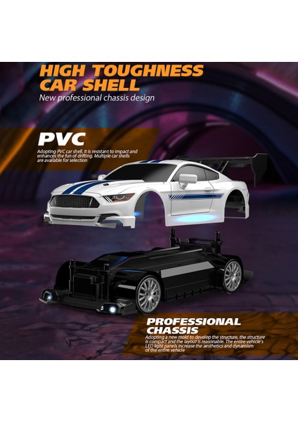 2.4ghz Rc 4 Çeker Drift Araba Yüksek Hız Çoklu Işık Değiştirilebilir Tekerlek (Yurt Dışından)