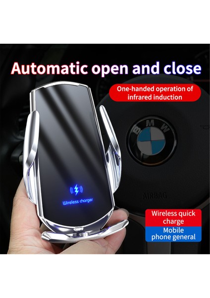 Q3 Araba Montajlı Manyetik 15W Kablosuz Hızlı Şarj Cihazı (Yurt Dışından) modelleri