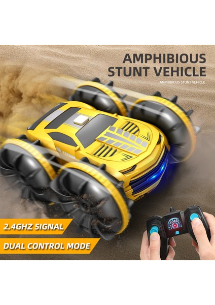 Amfibi Rc Araba 2.4ghz 360° Dönebilen LED Işıklı Aksiyon Botu (Yurt Dışından) fiyatları