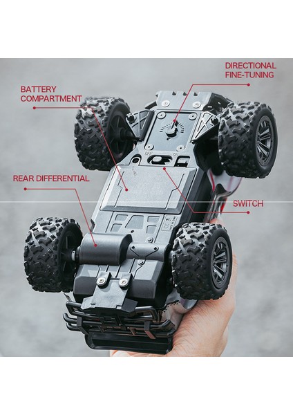 1:16 4x4 Yüksek Hız Rc Kamyonet 2.4ghz Uzaktan Kumandalı USB Şarjlı (Yurt Dışından) modelleri
