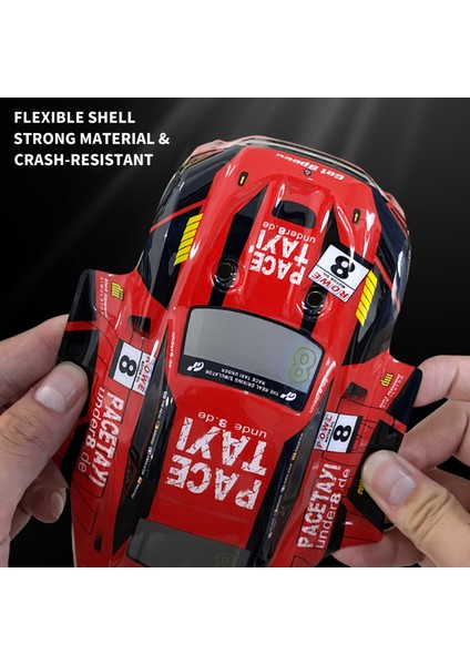 2.4ghz LED Işıklı Rc Drift Araba 3 Pil Çocuk Hediyesi (Yurt Dışından)