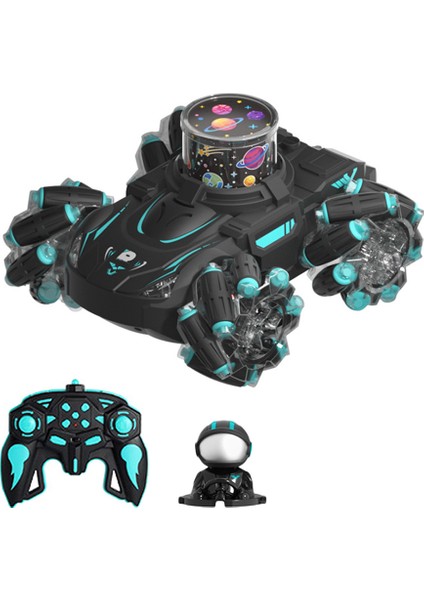 Rc Akrobatik Araba Prksiyonlu Işık ve Müzikli 360 Derece Dönüş Tek Tık Demo Erkek Çocuk Oyuncakları (Yurt Dışından)