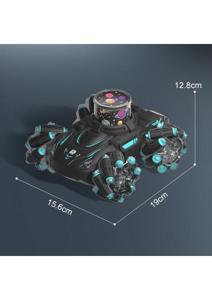 Rc Akrobatik Araba Prksiyonlu Işık ve Müzikli 360 Derece Dönüş Tek Tık Demo Erkek Çocuk Oyuncakları (Yurt Dışından)