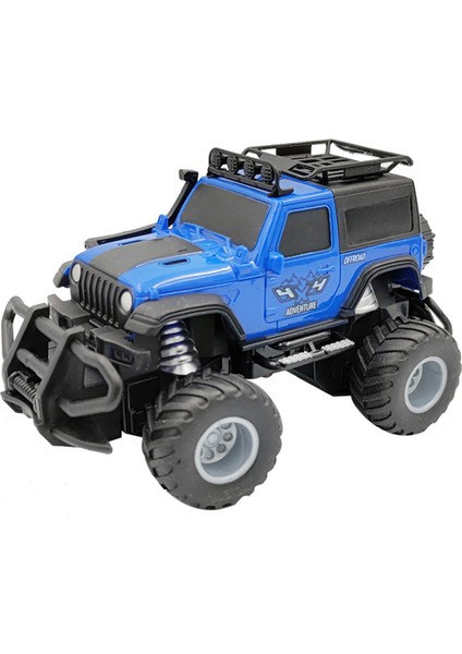 4x4 Kablosuz Rc Arazi Jip Oyuncak Mavi (Yurt Dışından)