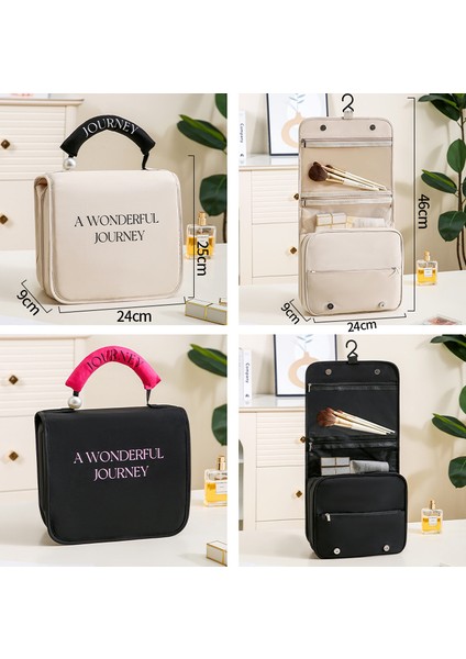 Su Geçirmez Tuvalet Çantası Kancalı Kozmetik Çantası (Yurt Dışından) modelleri