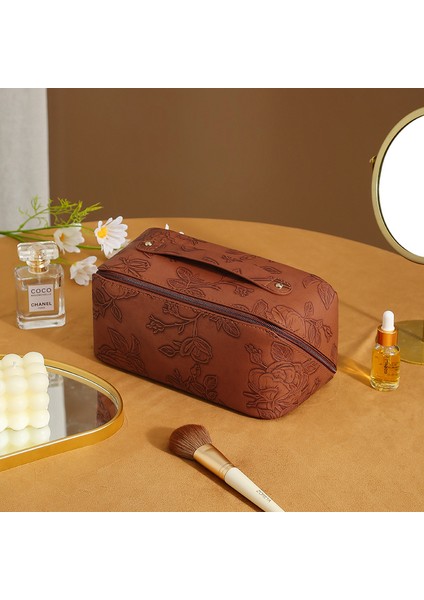 Pu Su Geçirmez Saklama Çantası Kozmetik Çantası (Yurt Dışından)