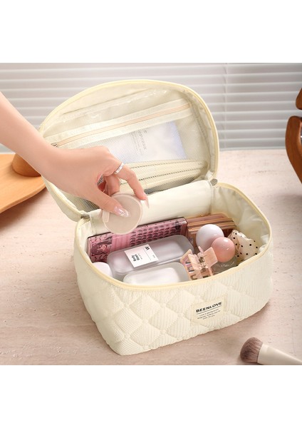 Büyük Kapasiteli Kozmetik Çantası Saklama Çantası Seyahat Çantası (Yurt Dışından) fiyatları