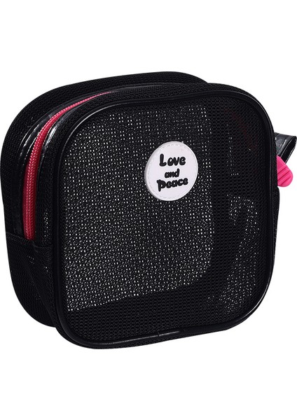 Kare Büyük Kapasiteli Kadın Kozmetik Çantası (Yurt Dışından)