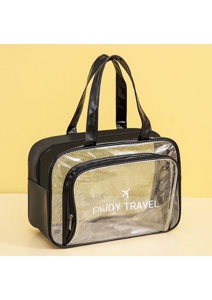 Şeffaf Su Geçirmez Seyahat Kozmetik Saklama Çantası (Yurt Dışından)