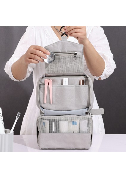 Üç Katlı Kozmetik Çantası Seyahat Saklama Çantası (Yurt Dışından) fiyatları