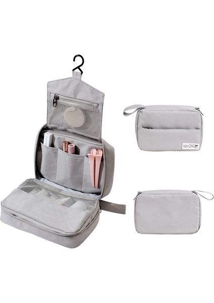 Üç Katlı Kozmetik Çantası Seyahat Saklama Çantası (Yurt Dışından) modelleri