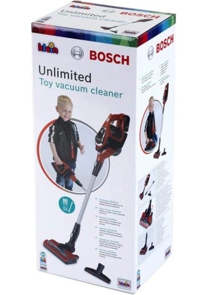 6808 Bosch Sesli Işıklı Oyuncak Elektrik Süpürgesi -Sunman