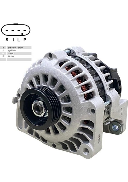 12V Alternatör Dinamo 75 A (P-L-Ig-S) (4 Fiş) Renault Clıo 1.2/twıngo 1.2/kangoo1.2 1996