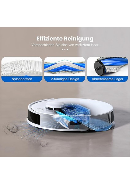 Ecovacs Deebot N20 Pro Plus / N20 Plus / N20 Robot Süpürge Ana Yan Fırçalar Hepa Filtreler Paspas Pedleri Parçalar (Yurt Dışından)