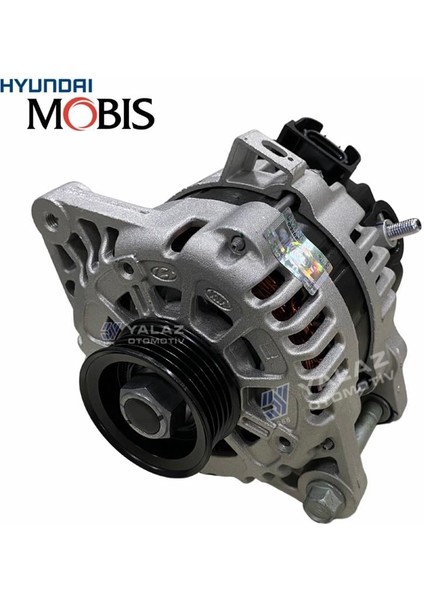 Mobıs 12V Alternatör Dinamo Delco Tipi 90A (Soketli 3 Fiş) (C-L-Fr) Hyundaı Accent Blue-Kıa Ceed/rıo