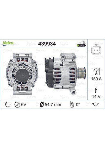 12V Alternatör Dinamo 150 A (Com) Cıtroen-Peugeot