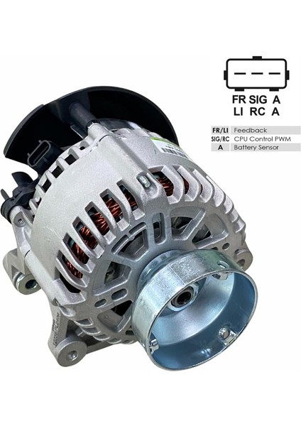12V Alternatör Dinamo 125 A (Fr-Sıg-A) Ford Focus/connect 1.8 Tdcı 1998