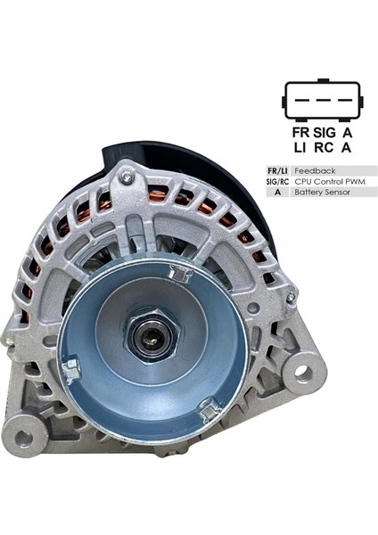 12V Alternatör Dinamo 125 A (Fr-Sıg-A) Ford Focus/connect 1.8 Tdcı 1998