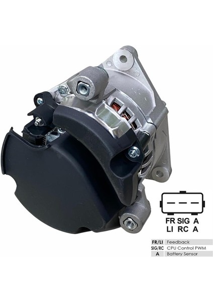 12V Alternatör Dinamo 125 A (Fr-Sıg-A) Ford Focus/connect 1.8 Tdcı 1998
